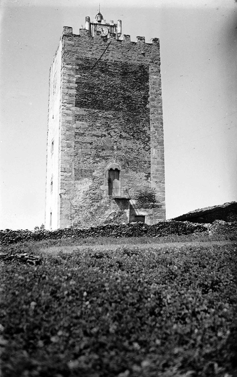 A torre nunha instantánea de mediados do séulo XX conservada no Arquivo do Reino de Galicia